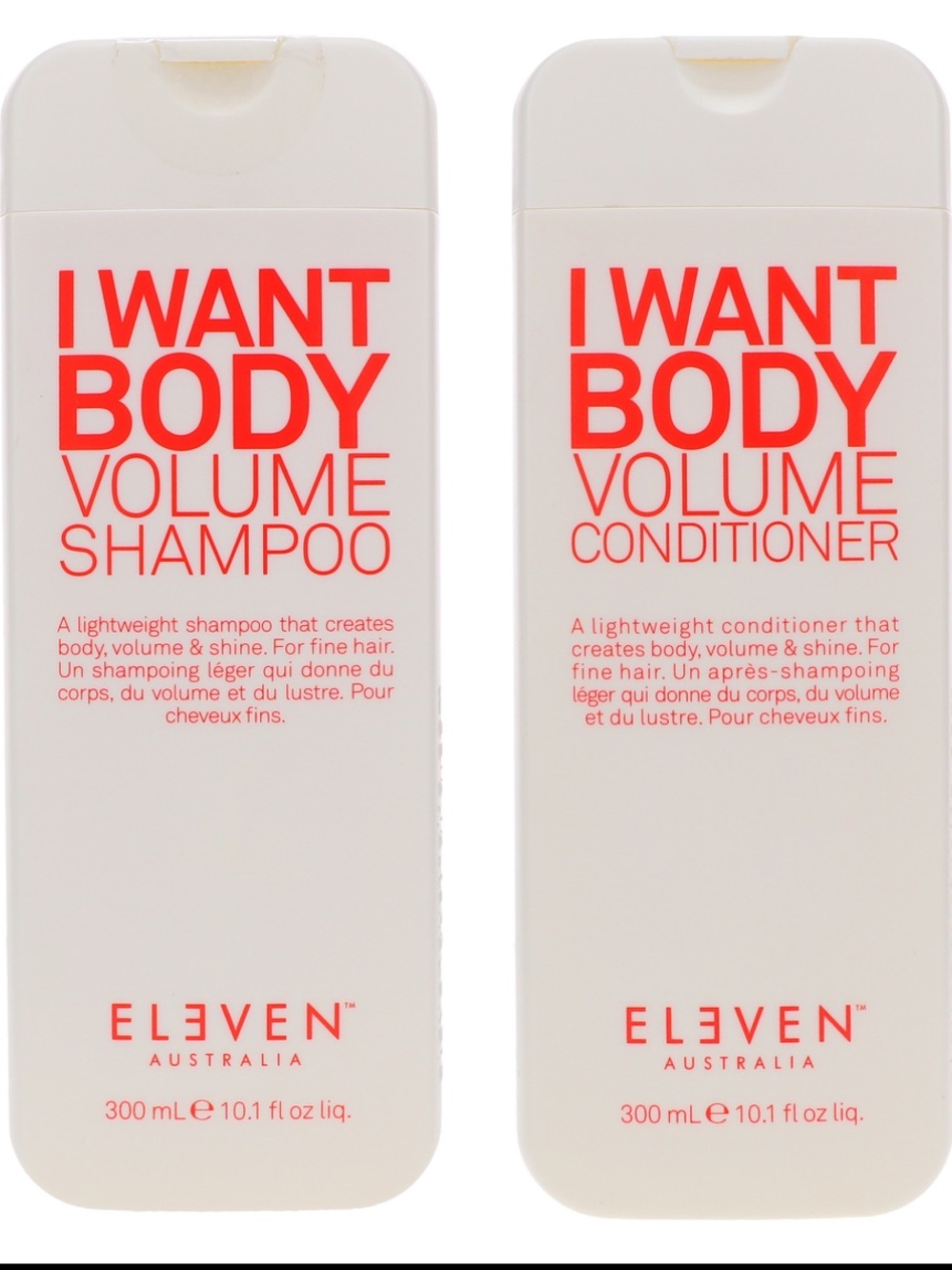 Eleven Australia I Volume Shampoo + Conditioner Duo | 300ml Each | New Sealed
